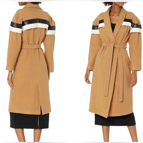 Making the Cut Wool Coat WINNING LOOK Andrea's Wool Camel Coat - Picture 4 of 10